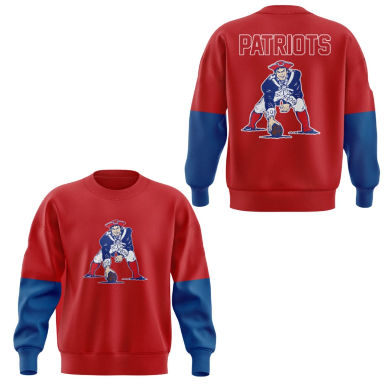 Limited Edition NE Patriots Throwback 1992 Red Hoodie Limited Edition NE Patriots Throwback 1992 Red Hoodie