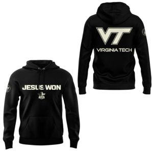 Limited Edition VT Hokies x Jesus Won Hoodie