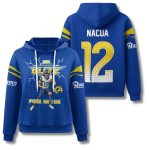 Rams Nacua 12 Waffle Hoodie