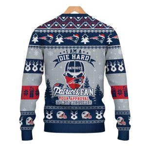Mac Jones I Am A Die Hard Patriots Fan Christmas Ugly Sweater 2 Mac Jones I Am A Die Hard Patriots Fan Christmas Ugly Sweater 2