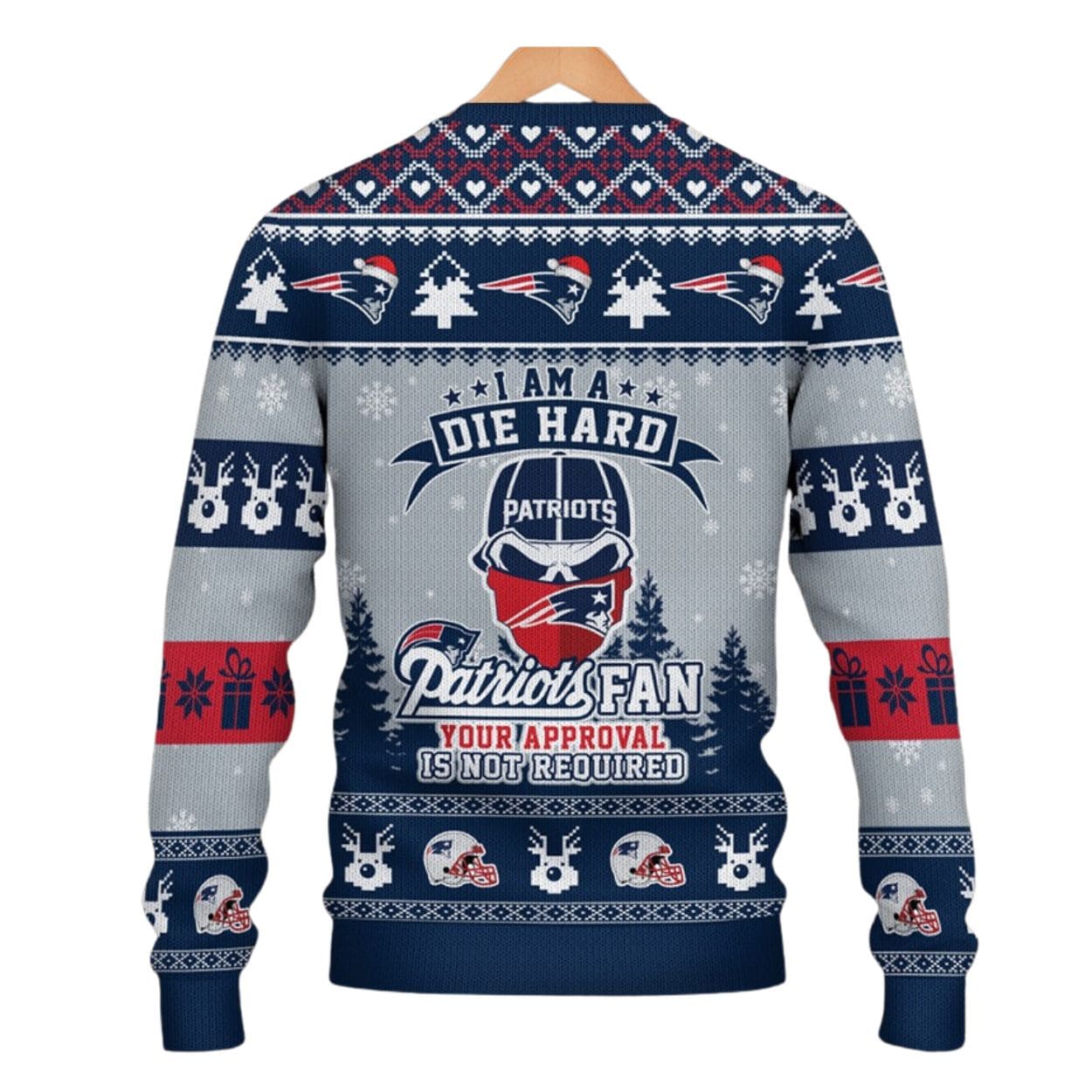 Mac Jones I Am A Die Hard Patriots Fan Christmas Ugly Sweater Mac Jones I Am A Die Hard Patriots Fan Christmas Ugly Sweater
