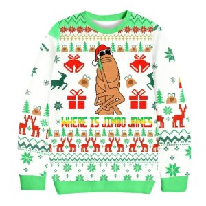 Marcus The Worm Where Is Jimbo James Christmas Ugly Sweater 1 Marcus The Worm Where Is Jimbo James Christmas Ugly Sweater