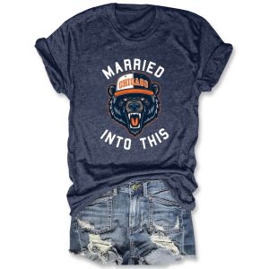 Married Into this Chicago Football Tee