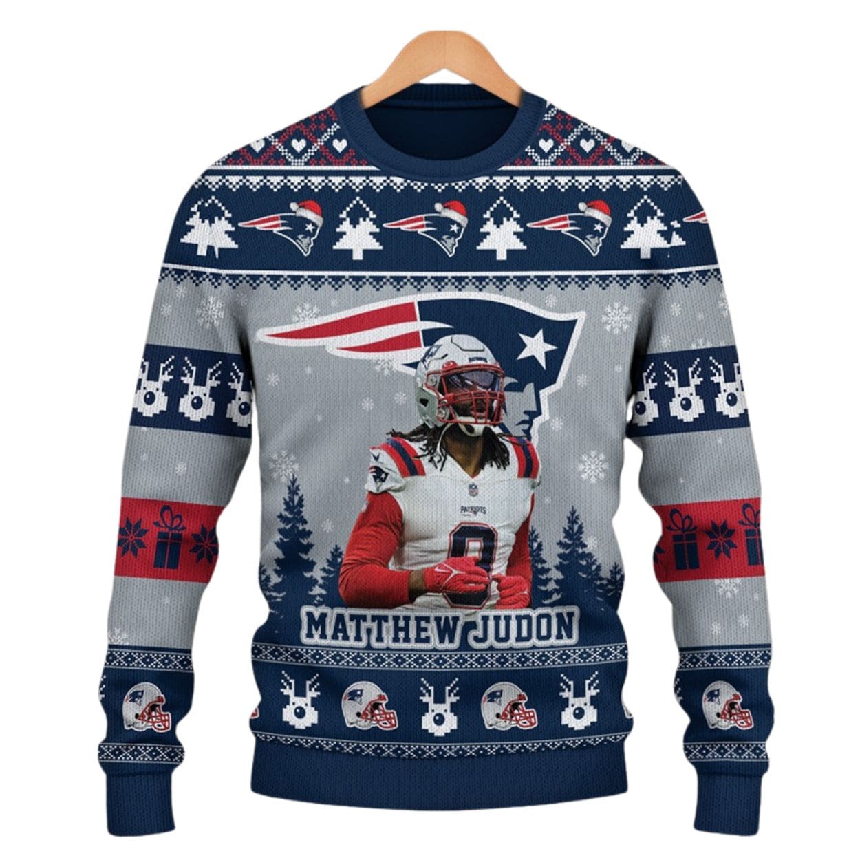 Matthew Judon I Am A Die Hard Patriots Fan Christmas Ugly Sweater Matthew Judon I Am A Die Hard Patriots Fan Christmas Ugly Sweater