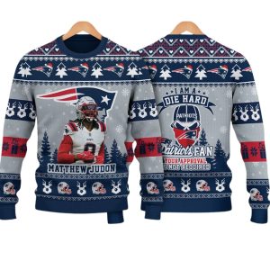 Matthew Judon I Am A Die Hard Patriots Fan Christmas Ugly Sweater