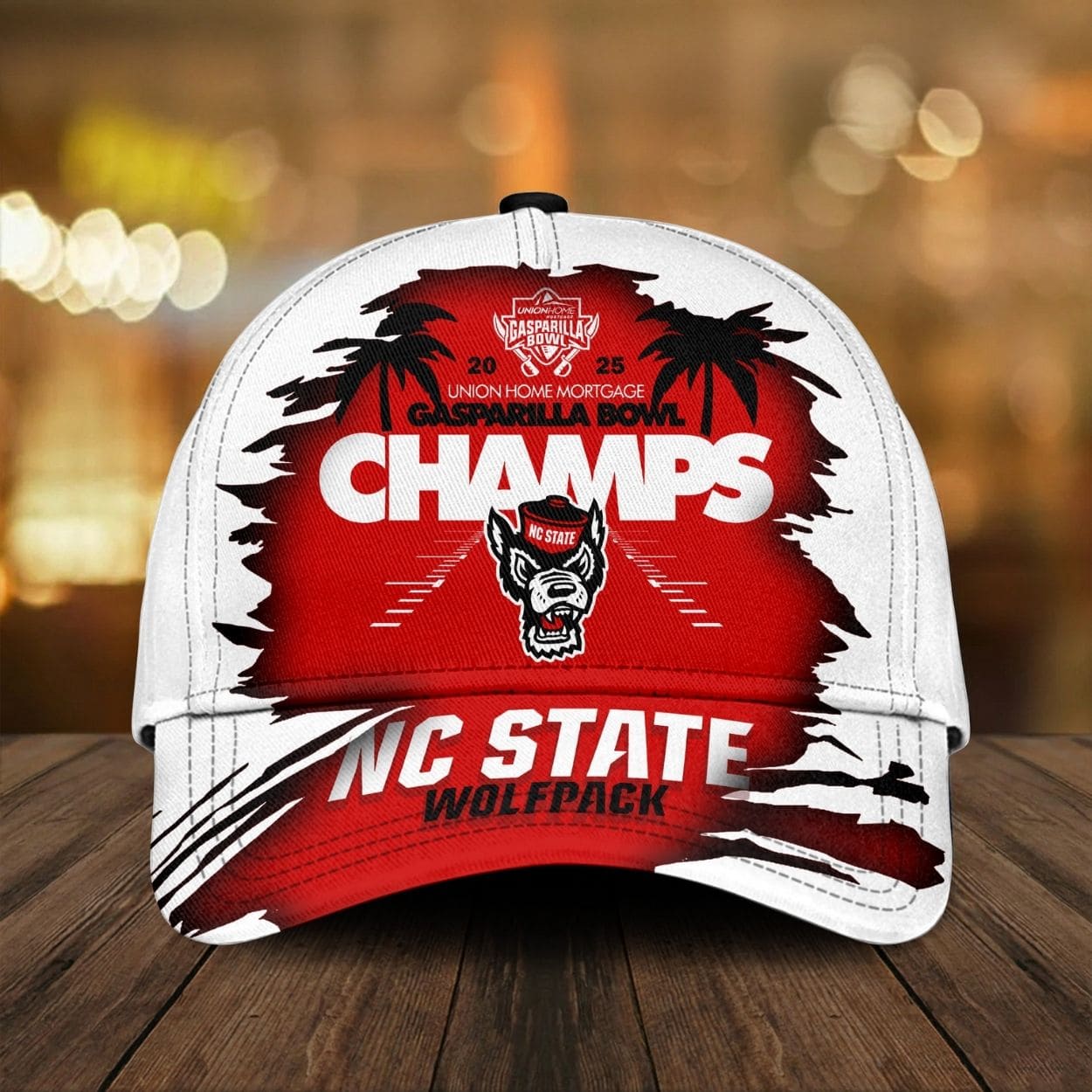 NC State Wolfpack Gasparilla Bowl Champions 2025 Classic Cap NC State Wolfpack Gasparilla Bowl Champions 2025 Classic Cap