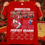 Nebraska Volleyball Undefeated 2025 Perfect Season Go Big Red Shirt