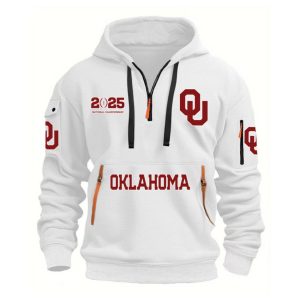 Oklahoma Football 2025 National Championship Quarter Zip Hoodie