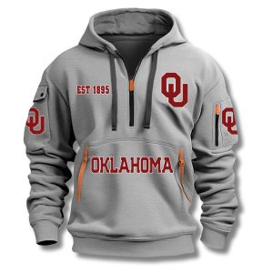 Oklahoma Hoosiers EST 1895 Quarter Zip Hoodie 4