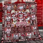 Oklahoma Sooners 130th Anniversary 1895-2025 Blanket