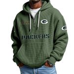 Packers EST 1919 Half Zip Waffle Hoodie