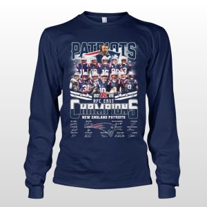 Patriots 2025 AFC East Division Champions Signature Shirt 2