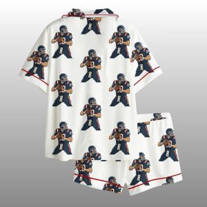 Patriots Football Drake Maye Pajama Set 2