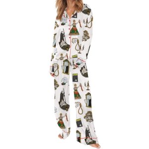 Phantom Of The Opera Musical Satin Pajama Set 3 Phantom Of The Opera Musical Satin Pajama Set 1