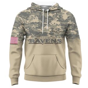 Ravens We Saltute Our Veterans 2025 Hoodie 1