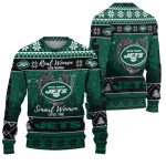Real Women Love Football Smart Women Love The Jets Ugly Christmas Sweater