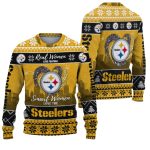 Real Women Love Football Smart Women Love The Steelers Ugly Christmas Sweater
