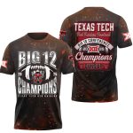 Red Raiders Big 12 Conference Champions 2025 Shirt