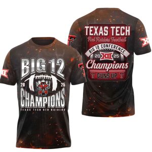 Red Raiders Big 12 Conference Champions 2025 Shirt