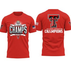 Red Raiders Football Big 12 Champions 2025 Shirt