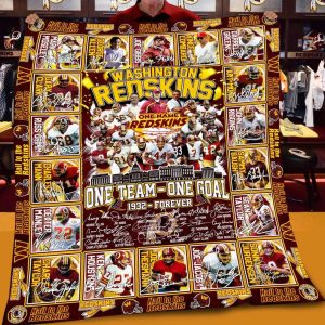 Redskins One Team One Goal 1932 Forever Blanket