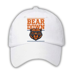 Retro Good Better Best Bear Down Print Baseball Cap