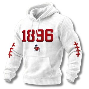 SC State Bulldogs 1896 Print Waffle Hoodie 1