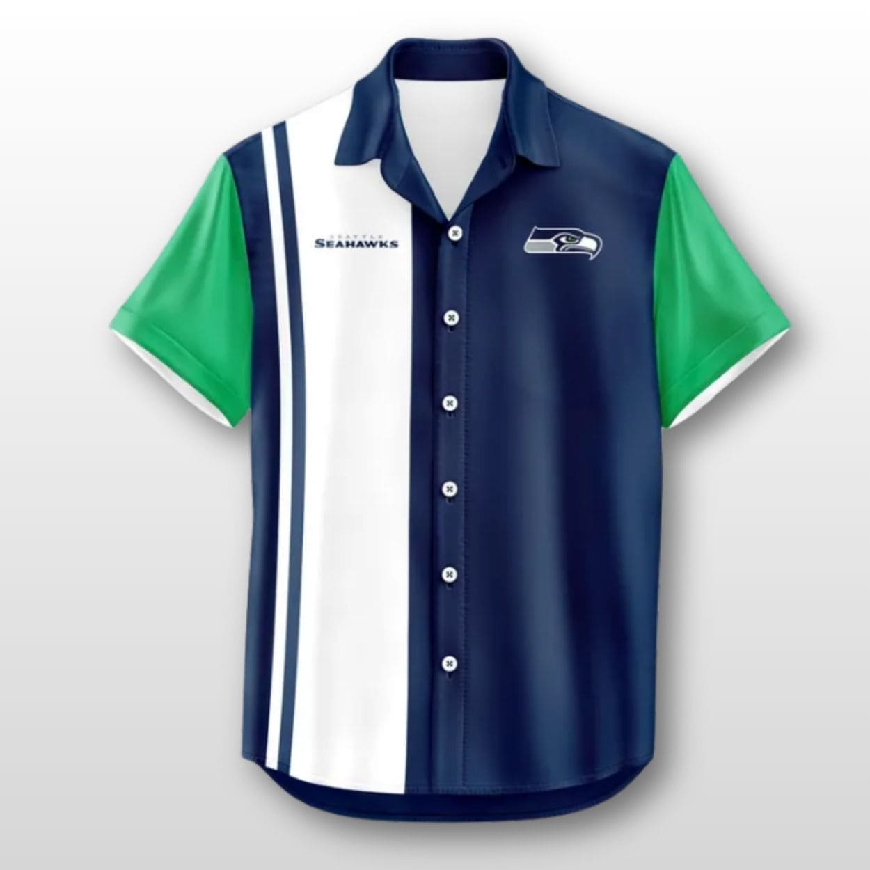 Seahawks Pro Bowler Bowling Button-Up Shirt Seahawks Pro Bowler Bowling Button-Up Shirt