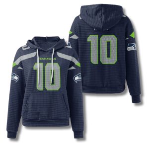 Seattle Seahawks Cooper Kupp 10 Waffle Hoodie 3