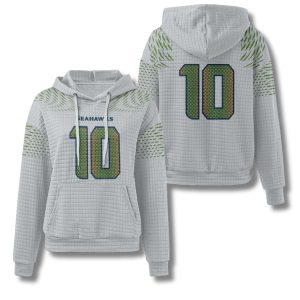 Seattle Seahawks Cooper Kupp 10 Waffle Hoodie 4