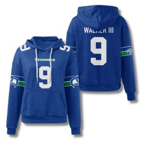Seattle Seahawks Walker III 9 Waffle Hoodie