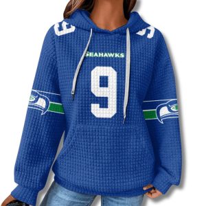 Seahawks Walker III 9 Waffle Hoodie 3 Seattle Seahawks Walker III 9 Waffle Hoodie 4