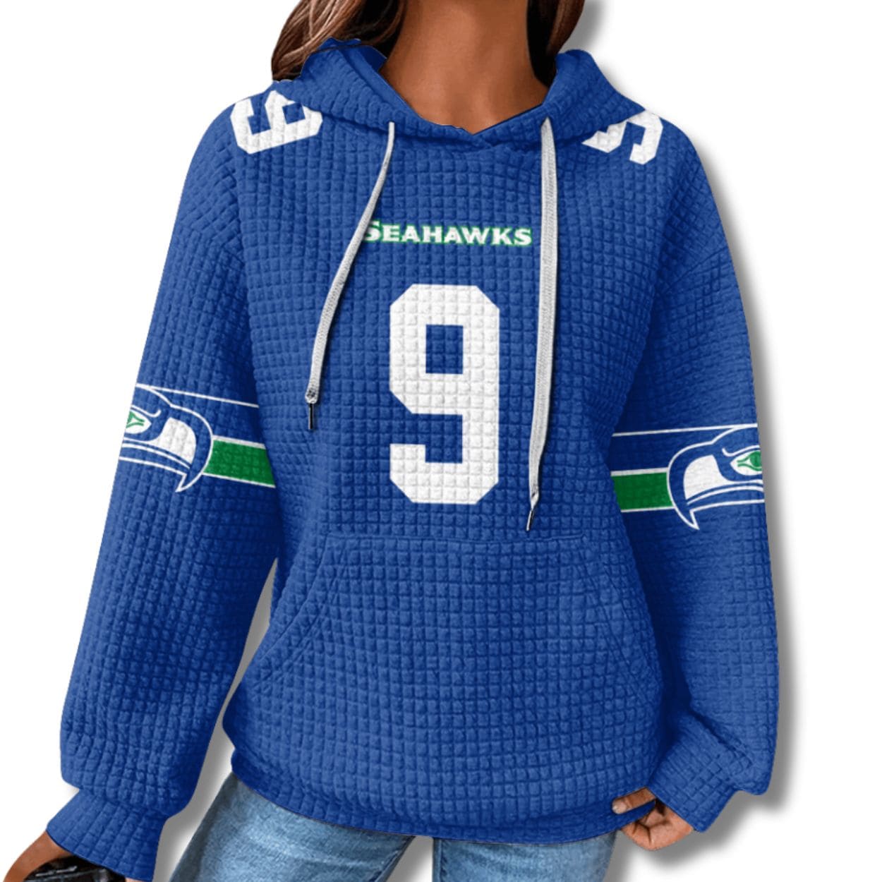 Seahawks Walker III 9 Waffle Hoodie Seahawks Walker III 9 Waffle Hoodie