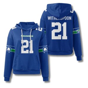 Seattle Seahawks Witherspoon 21 Waffle Hoodie