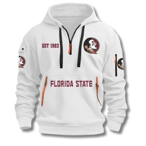 Seminoles Football EST 1902 Quarter Zip Hoodie