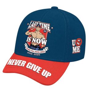 Thank you John Cena 2002 2025 Never Give Up Classic Cap 2