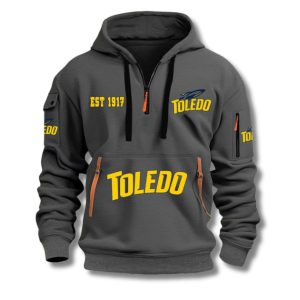 Toledo Football EST 1917 Quarter Zip Hoodie 4