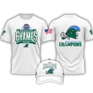 Tulane Football 2025 American Conference Football Champions Shirt