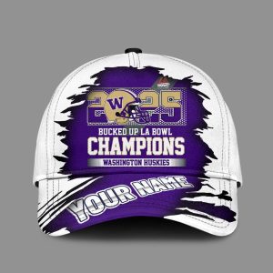 Washington Huskies 2025 Bucked Up La Bowl Champions Hat 1 Washington Huskies 2025 Bucked Up La Bowl Champions Hat