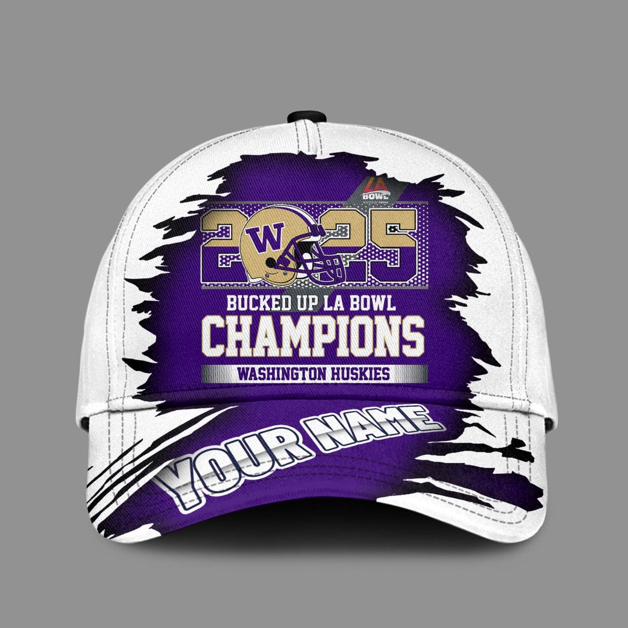 Washington Huskies 2025 Bucked Up La Bowl Champions Hat Washington Huskies 2025 Bucked Up La Bowl Champions Hat