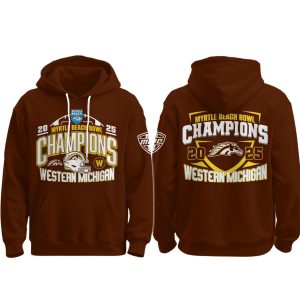 Western Michigan 2025 Myrtle Beach Bowl Champions T Shirt 2