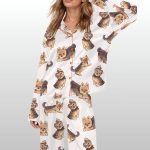 Women's Yorkshire Terrier Silky Satin Pajama Set