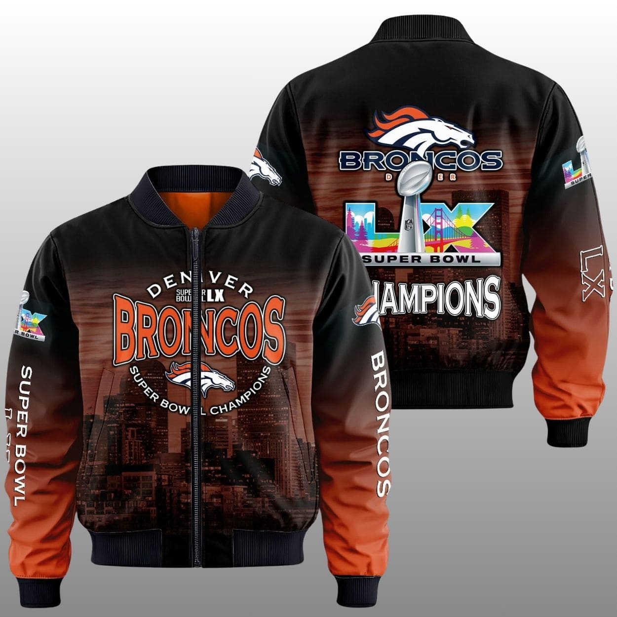 2026 Denver Broncos LX Champions Commemorative Hoodie 2026 Denver Broncos LX Champions Commemorative Hoodie