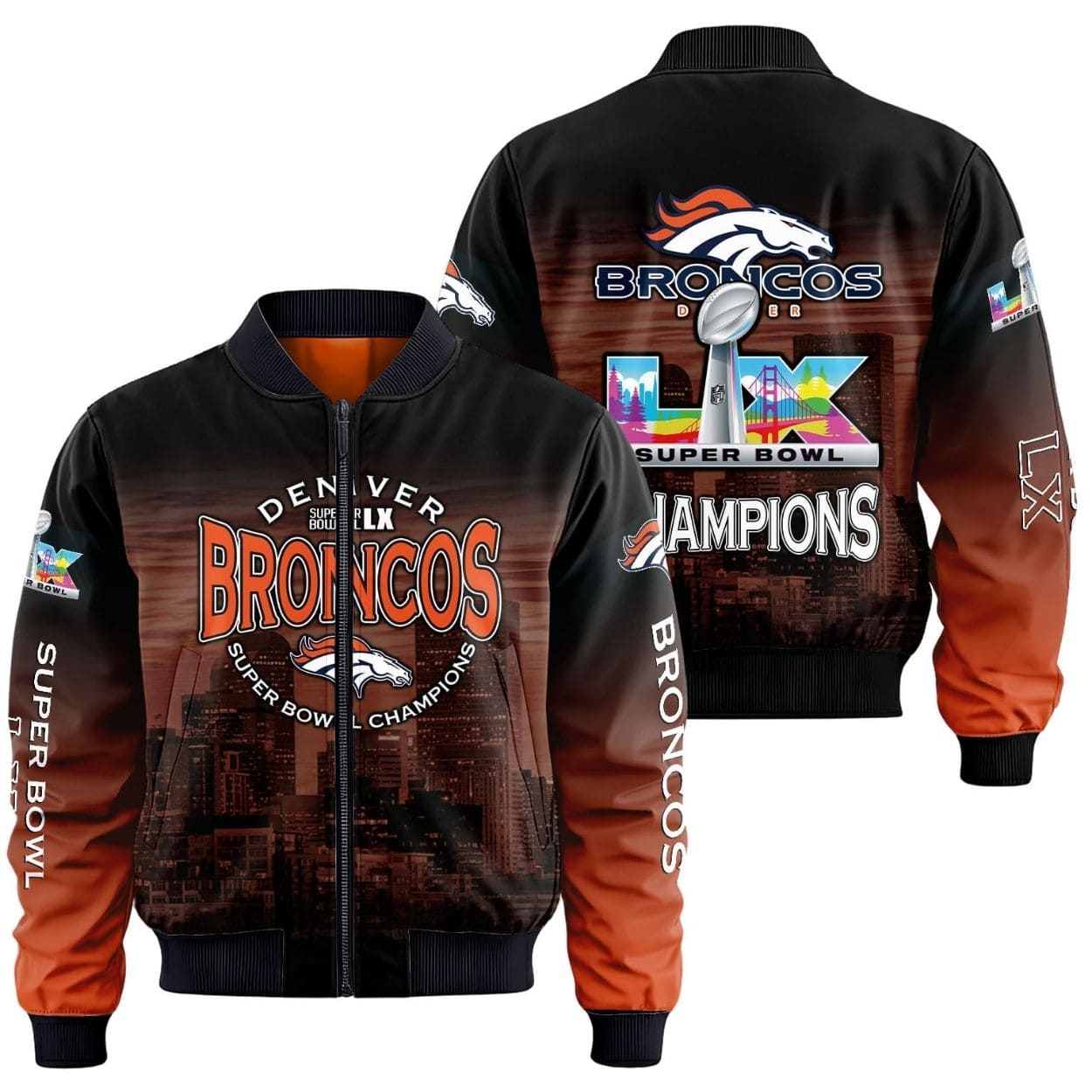 2026 Denver Broncos LX Champions Commemorative Hoodie 2026 Denver Broncos LX Champions Commemorative Hoodie