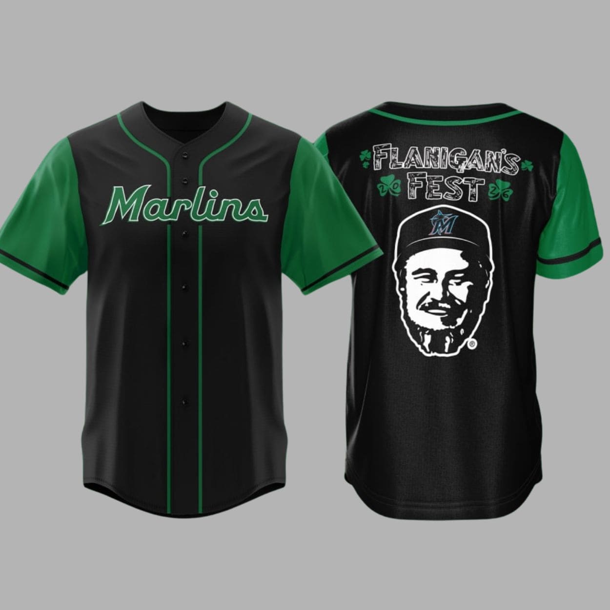 Miami Marlins x Flanigan’s Fest 2026 Special Edition Baseball Jersey Miami Marlins x Flanigan’s Fest 2026 Special Edition Baseball Jersey