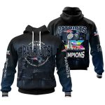 2026 New England Patriots LX Champions Commemorative Hoodie