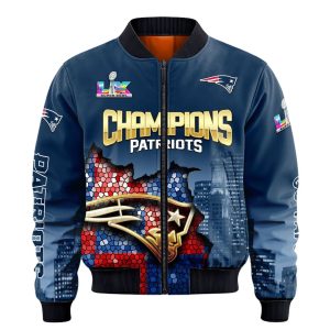 2026 New England Patriots LX Champions Commemorative Jacket 1
