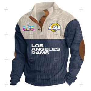 2026 Rams LX Stand up Collar Sweatshirt 1