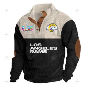 2026 Rams LX Stand up Collar Sweatshirt 2