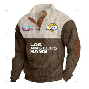 2026 Rams LX Stand up Collar Sweatshirt 3
